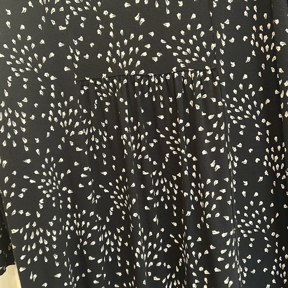 J Jill Wearever Soft Knit Print Dress Tunic for Work or to Wear Casually sz.XS - Picture 3 of 9